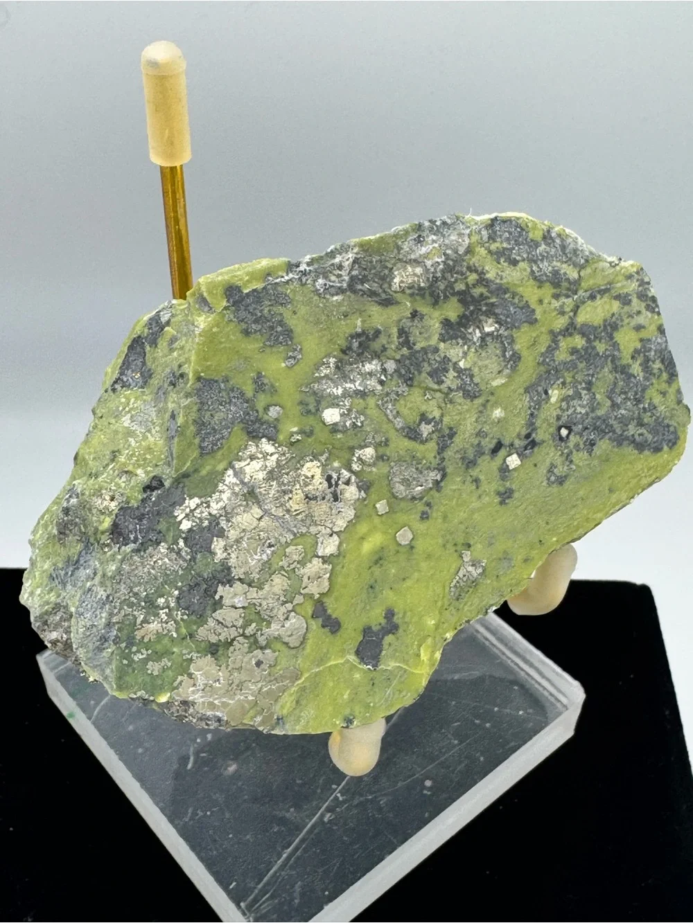 Serpentine and Pyrite